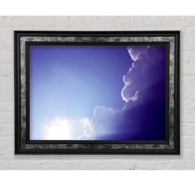 Sun Through The Clouds - Single Picture Frame Art Prints Bright Star Size: 84.1cm H x 142.2cm W x 8cm D on Productcaster.