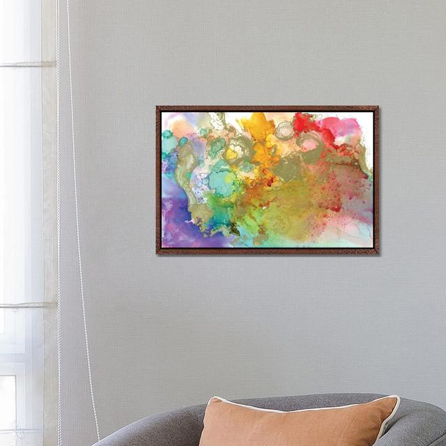 Somewhere over the Rainbow by LouLouArtStudio - Floater Frame Graphic Art on Canvas Ivy Bronx Size: 45.72cm H x 66.04cm W x 3.81cm D, Format: Classic on Productcaster.