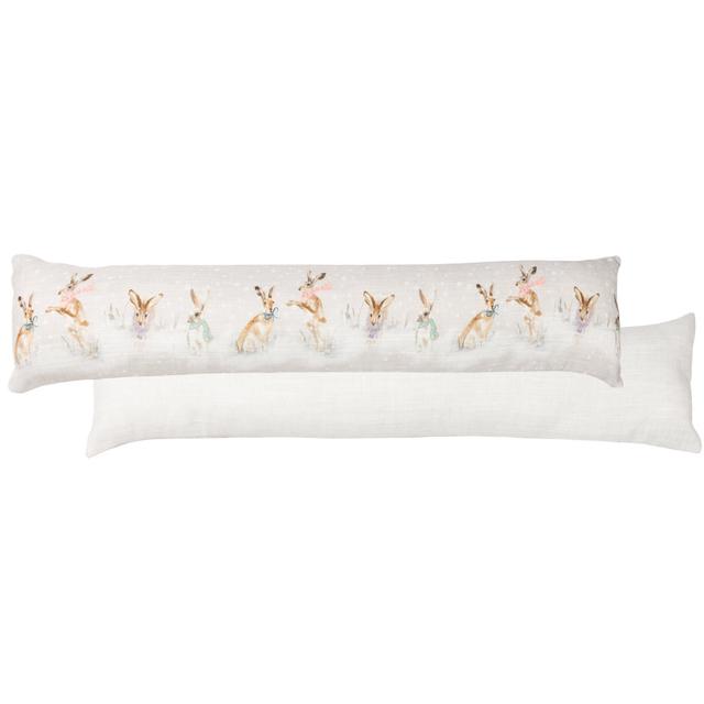 Snowy Hares Rectangular Floor Cushion Cover Evans Lichfield on Productcaster.