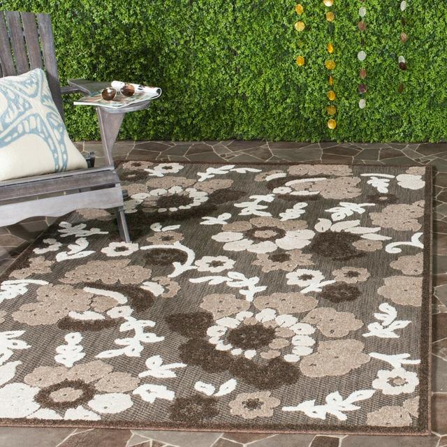 Roebuck Hooked Light Brown/Brown Indoor/Outdoor Rug Brayden Studio Rug Size: Rectangle 160 x 231cm on Productcaster.