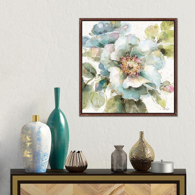 Country Bloom VII by Lisa Audit - Wrapped Canvas Gallery-Wrapped Canvas Giclée Rosalind Wheeler Format: Classic Wood Floater Framed, Size: 45.72cm H x on Productcaster.