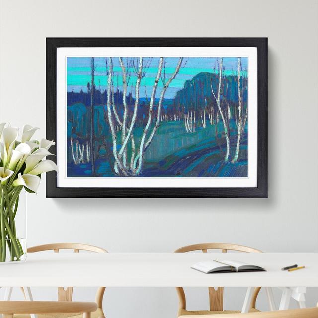 Silver Birches by Tom Thomson - Picture Frame Painting East Urban Home Size: 27cm H x 36cm W x 2cm D, Frame Option: Black Framed on Productcaster.