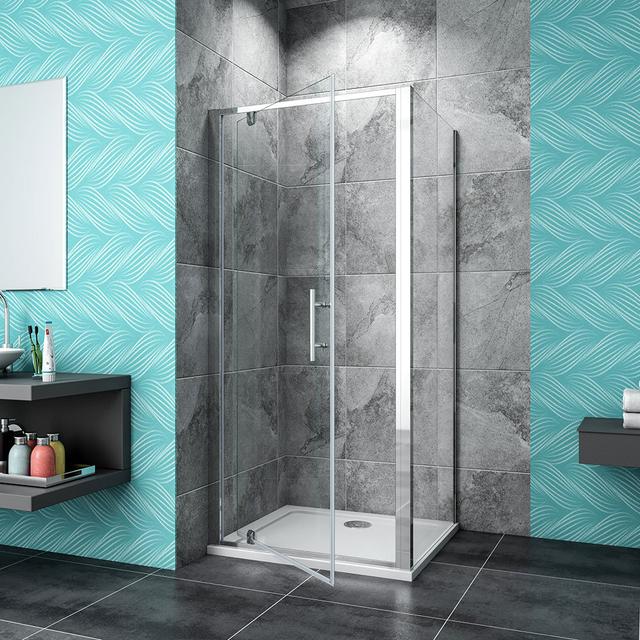 Rayo Rectangle Shower Enclosure - 1850 x 760 mm Belfry Bathroom on Productcaster.