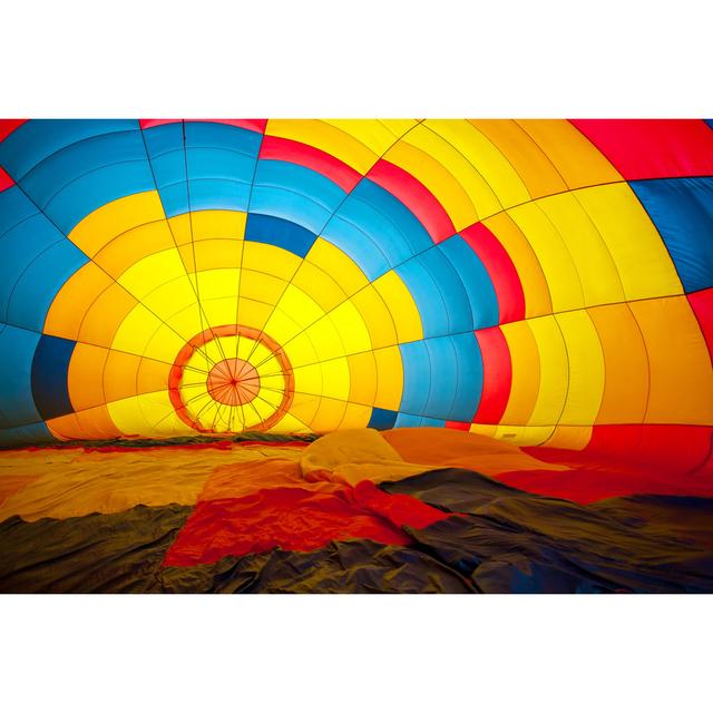 Shetter Balloon View From Inside - Wrapped Canvas Photograph Latitude Run Size: 51cm H x 76cm W x 3.8cm D on Productcaster.