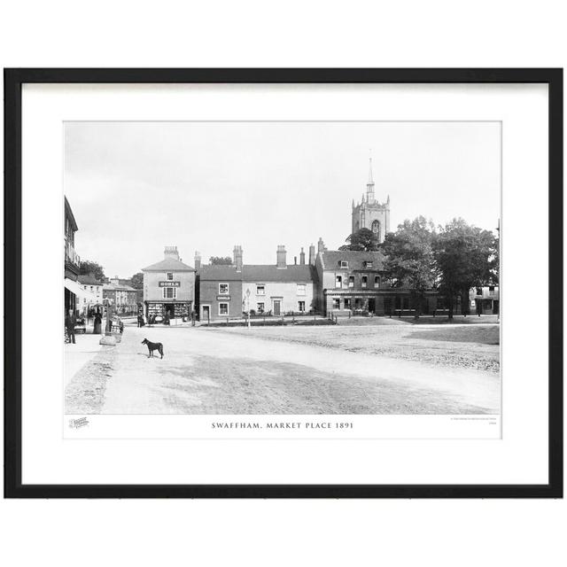 'Swaffham, Market Place 1891' by Francis Frith - Picture Frame Photograph Print on Paper The Francis Frith Collection Size: 45cm H x 60cm W x 2.3cm D on Productcaster.