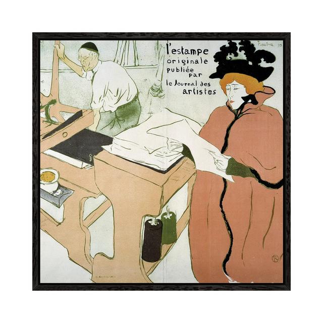 Cover des Drucks: "The Original Print Published By The Journal Des Artistes", 1893 von Henri De Toulouse-Lautrec - Gallery-Wrapped Canvas Giclée on Ca on Productcaster.