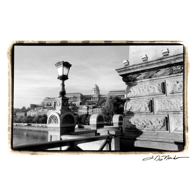 View of the Royal Palace Budapest by Laura DeNardo - Wrapped Canvas Art Prints Ebern Designs Size: 81cm H x 122cm W x 3.8cm D on Productcaster.