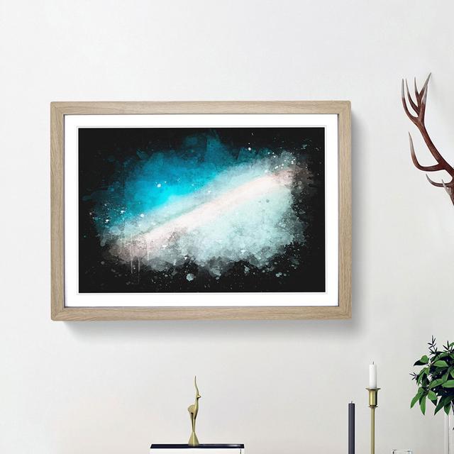 Kaafu Atoll Beach in the Maldives - Picture Frame Graphic Art Print East Urban Home Frame Option: Oak Framed, Size: 24cm H x 33cm W x 2cm D on Productcaster.