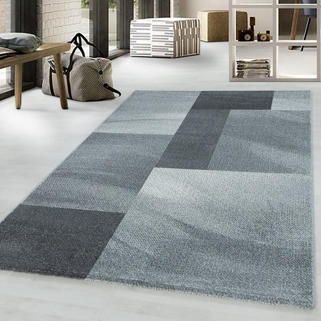 Laxton Flatweave Grey Rug Metro Lane Rug Size: Rectangle 240 x 340cm on Productcaster.