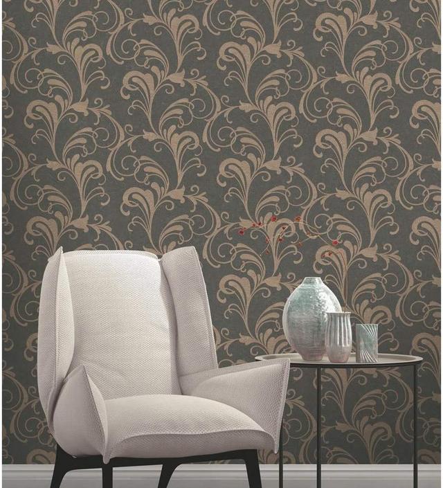 Collin 10m x 53cm Glitter Wallpaper Roll Lark Manor on Productcaster.