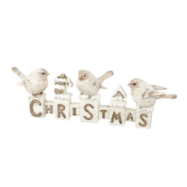 Chamisa Birds Decorative Accent The Seasonal Aisle on Productcaster.