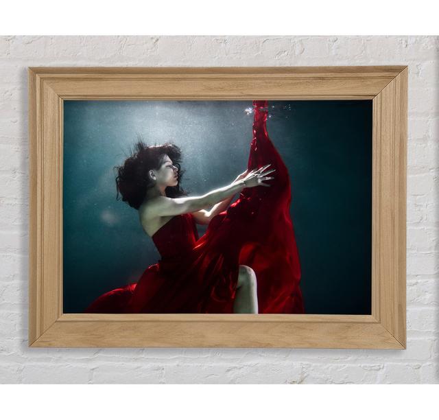 Underwater Ballgown - Single Picture Frame Art Prints Bright Star Size: 42cm H x 59.7cm W x 8cm D on Productcaster.