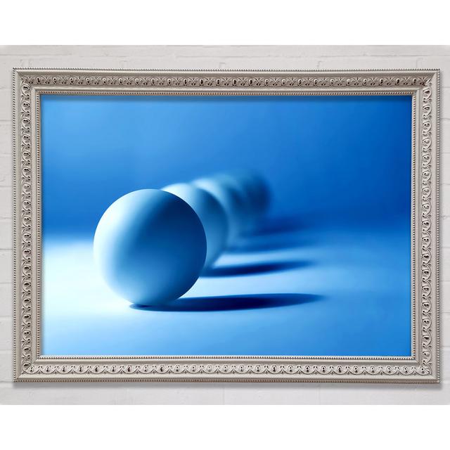 White Marbels Framed Print Bright Star Size: 100cm H x 141.4cm W on Productcaster.