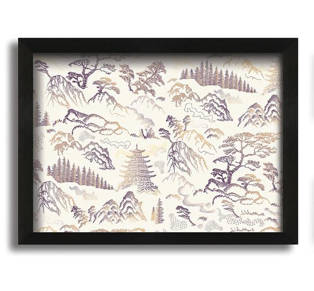 The Ethnic Forest - Picture Frame Graphic Art on Canvas ClassicLiving Size: 60cm H x 84cm W x 10cm D on Productcaster.