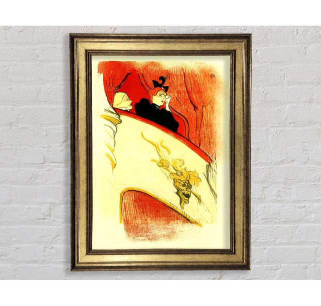 Toulouse Lautrec The Loge With A Gold Mas - Print Bright Star Size: 42cm H x 29.7cm W x 8cm D on Productcaster.