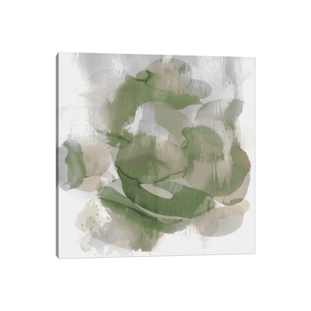 Green Flow II by Kristina Jett - Wrapped Canvas Painting Ivy Bronx Size: 45.72cm H x 45.72cm W x 1.91cm D on Productcaster.