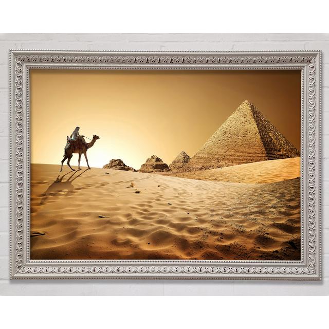 Caramel Camel Pyramids - Print Bright Star Size: 42cm H x 59.7cm W x 3cm D on Productcaster.