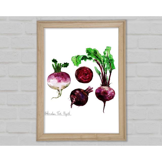 Beetroot - Single Picture Frame Art Prints August Grove Size: 84.1cm H x 59.7cm W x 1.5cm D on Productcaster.