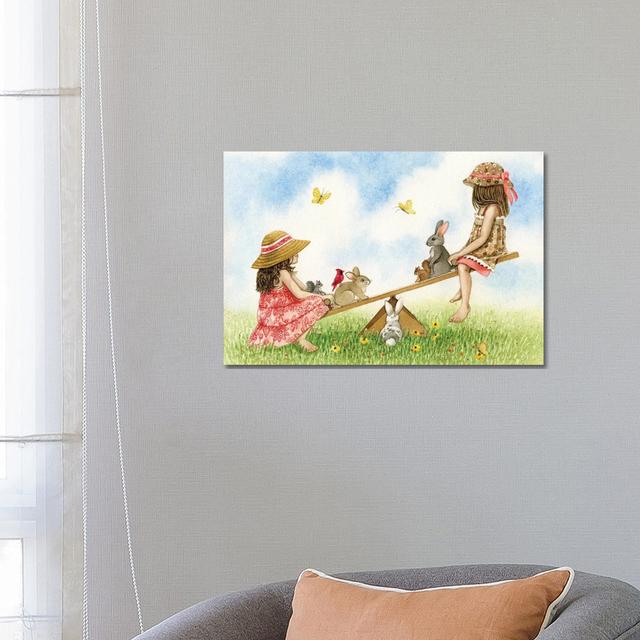 SeeSaw by Tracy Lizotte - Wrapped Canvas Print Harriet Bee Size: 45.72cm H x 66.04cm W x 3.81cm D on Productcaster.