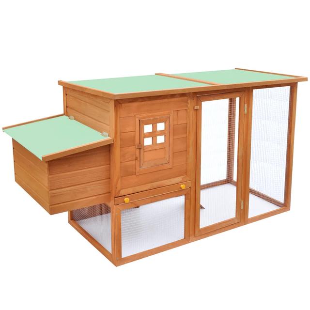 13.63m² Chicken Coop with Nesting Box Archie & Oscar on Productcaster.