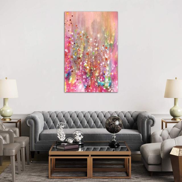 Autumn Falls - Wrapped Canvas Painting East Urban Home Size: 66.04cm H x 45.72cm W x 1.91cm D on Productcaster.