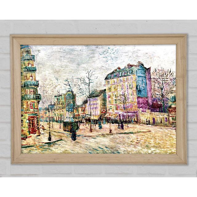 Van Gogh Boulevard De Clichy - Einzelner Bilderrahmen Kunstdrucke Bright Star Größe: 42 cm H x 59,7 cm B x 1,5 cm T on Productcaster.