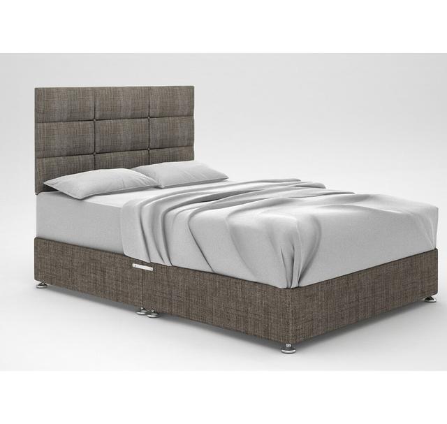 Zielke Divan Bed Base 17 Stories Colour: Grey, Storage Type: No Storage, Size: Single (3') on Productcaster.