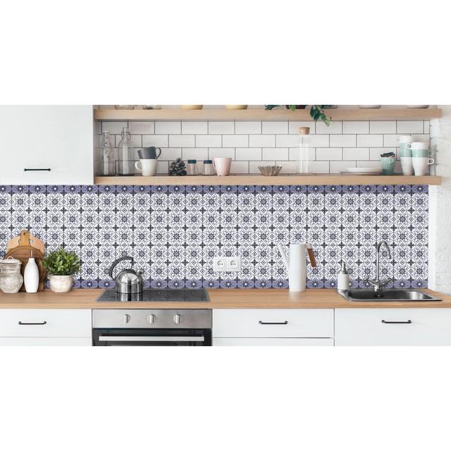 Aswathanarayanan PVC Tile Bloomsbury Market Material: Premium, Size: 100cm x 250cm, Colour: Purple on Productcaster.