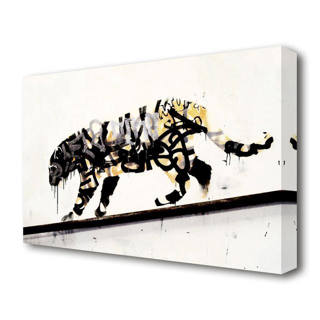 'Tiger' Wrapped Canvas Graphic Art Print East Urban Home Size: 50.8 cm H x 81.3 cm W on Productcaster.