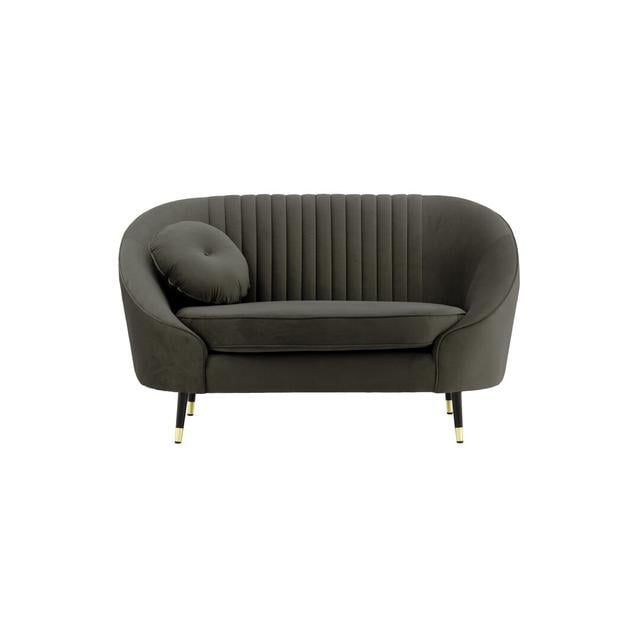 Zweiersofa Shyann Hykkon Farbe der Polsterung: Graphit on Productcaster.