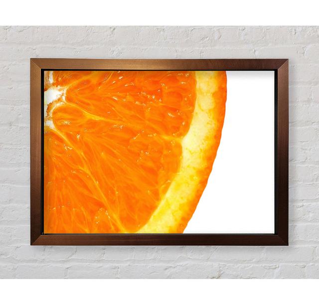 Orange Framed Print Ebern Designs Size: 84.1cm H x 118.9cm W on Productcaster.