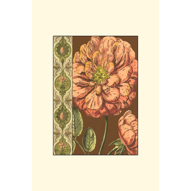 Small Nouveau Floral III - Wrapped Canvas Print Marlow Home Co. Size: 46cm H x 30cm W x 3.8cm D on Productcaster.