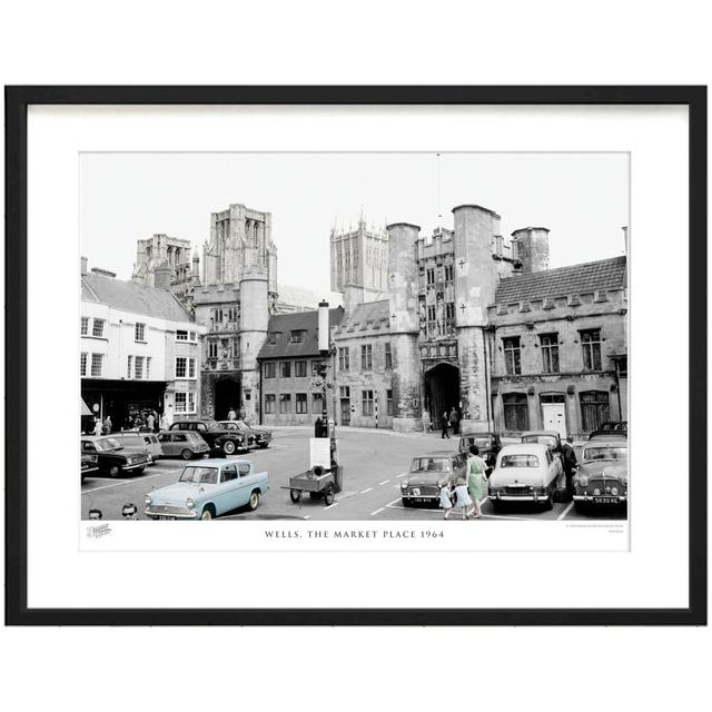 Wells, The Market Place 1964 - Single Picture Frame Print The Francis Frith Collection Size: 40cm H x 50cm W x 2.3cm D on Productcaster.