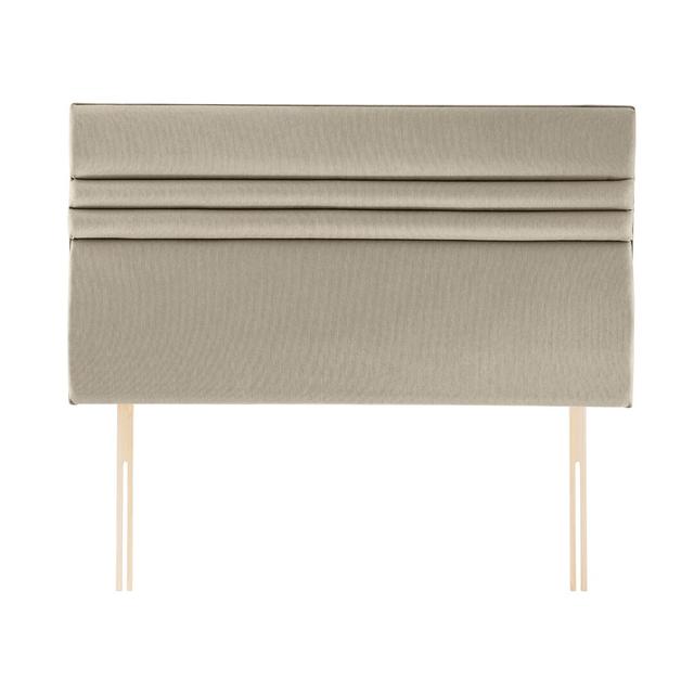 Roma Upholstered Headboard Silentnight Size: Kingsize (5'), Colour: Sandstone on Productcaster.