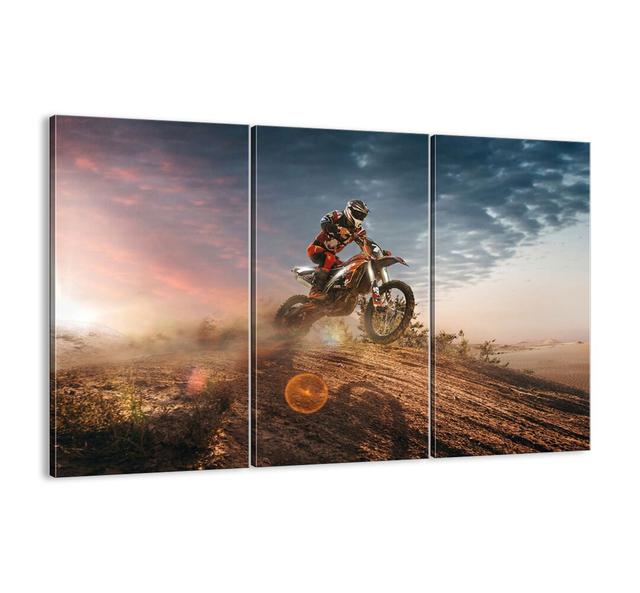 For Victory - 3 Piece Unframed Photograph Print Set on Canvas Brayden Studio Size: 110cm H x 165cm W x 1.8cm D on Productcaster.