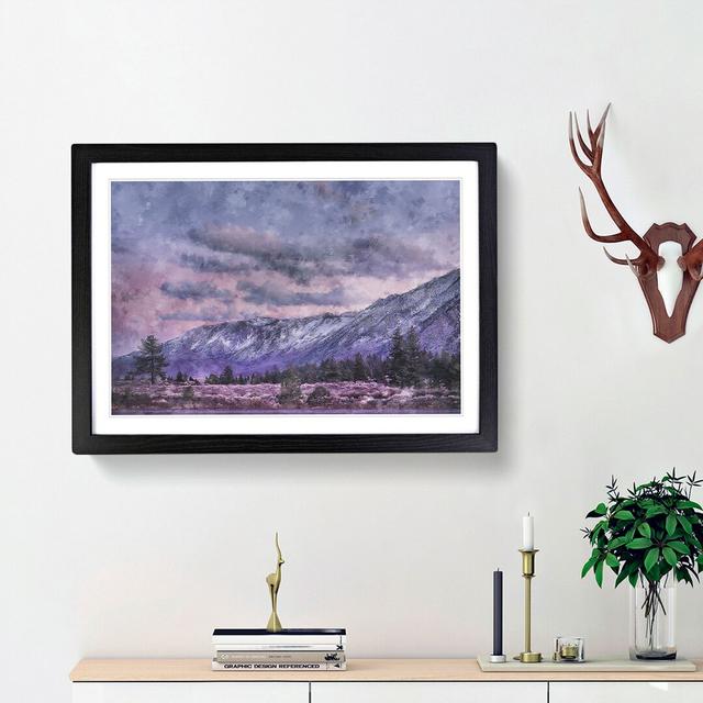 Mammoth Creek in California - Picture Frame Graphic Art Print East Urban Home Frame Option: Black Framed, Size: 45cm H x 63cm W x 2cm D on Productcaster.