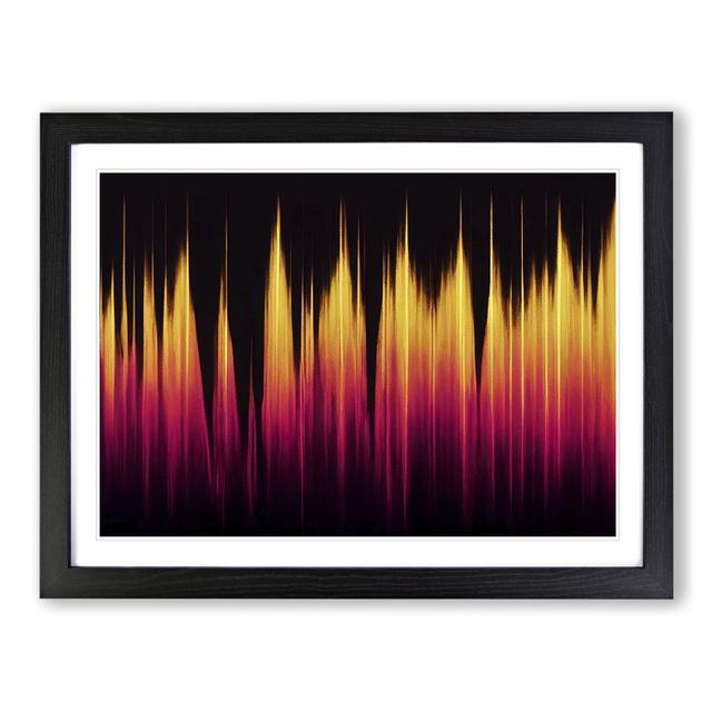 Electronic Audio Sound Bar Vol.5 Abstract - Single Picture Frame Print Metro Lane Size: 25cm H x 34cm W x 2cm D, Frame Colour: Black on Productcaster.