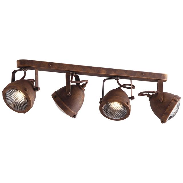 Affleck 4- Light Rust Flush Mounted Sconce Williston Forge on Productcaster.