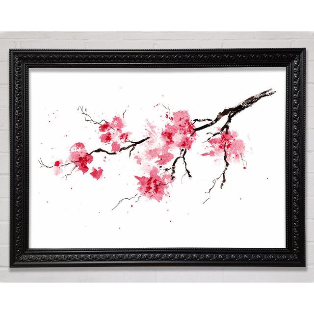 Chinese Cherry Blossom Branch - Print Bright Star Size: 21cm H x 29.7cm W on Productcaster.