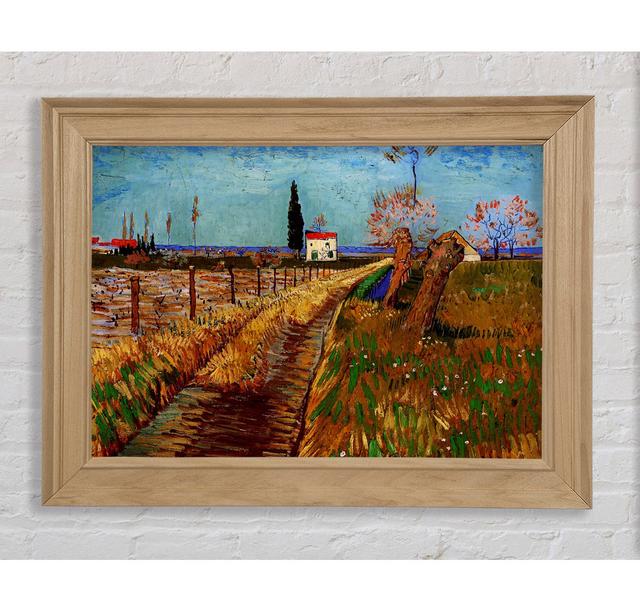 Path Through A Field With Willows by Van Gogh - Single Picture Frame Art Prints Bright Star Size: 84.1cm H x 142.2cm W x 8cm D on Productcaster.