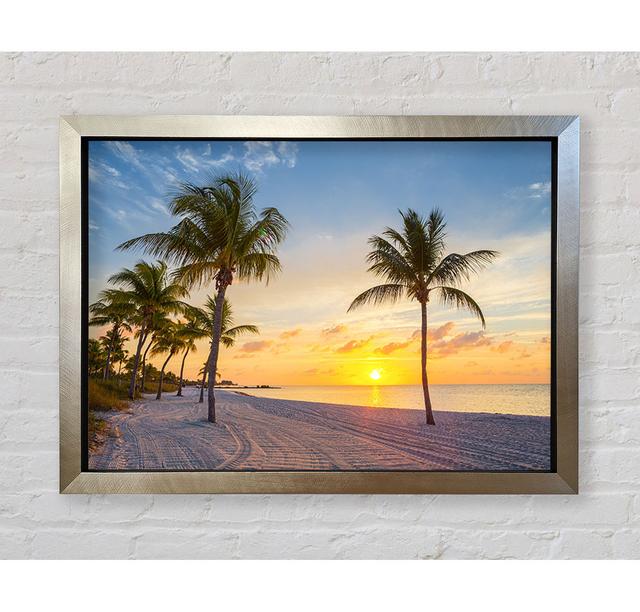 Sandy Paradise Heaven - Single Picture Frame Art Prints 17 Stories Size: 59.7cm H x 84.1cm W on Productcaster.