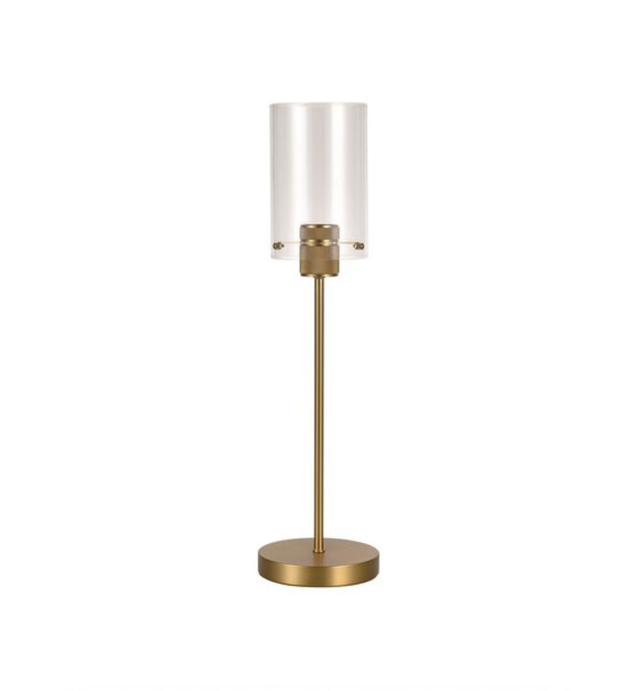 Genebern Metal Table Lamp Longshore Tides Base Colour: Brass on Productcaster.