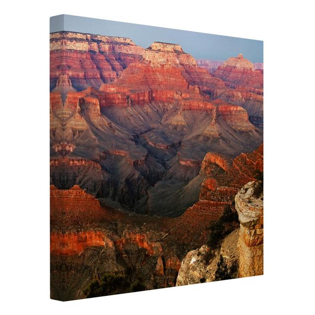 Grand Canyon After Sunset - Wrapped Canvas Graphic Art Gracie Oaks Format: 260g/m² canvas, Size: 70cm H x 70cm W on Productcaster.