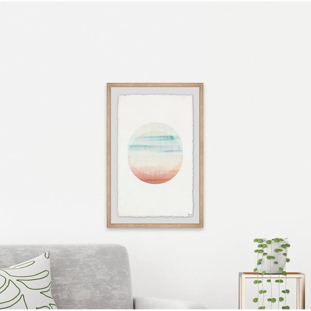 Shades of Sunset by Eyre Tarney - Picture Frame Painting Print on Paper East Urban Home Size: 45cm H x 30cm W, Frame Colour: Natural on Productcaster.