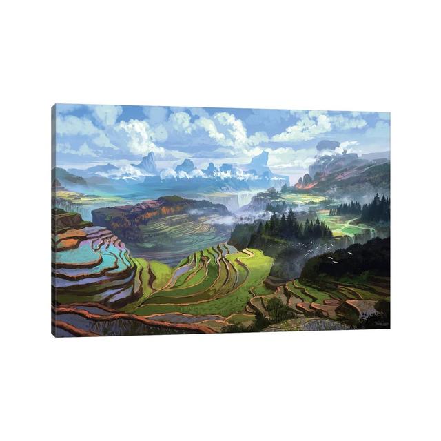 Rice Terreces by Ferdinand Ladera - Wrapped Canvas Print Alpen Home Size: 20.32cm H x 30.48cm W x 1.905cm D on Productcaster.