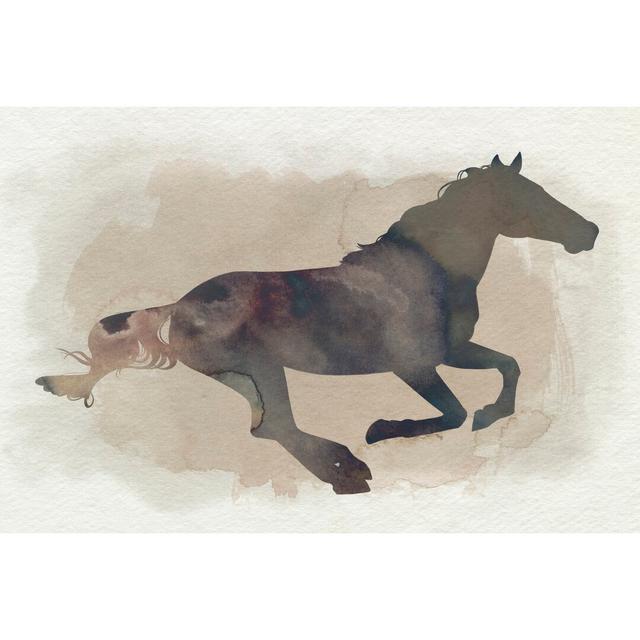 Galloping I by Grace Popp - Wrapped Canvas Painting Gracie Oaks Size: 81cm H x 122cm W x 3.8cm D on Productcaster.