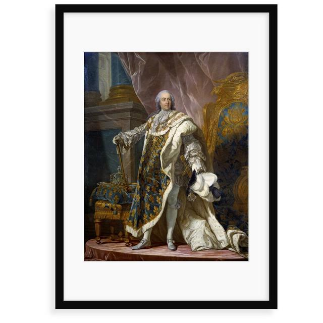 'Louis XV in Coronation Robes' Painting Astoria Grand Size: 70 cm H x 50 cm W x 2.3 cm D, Format: Framed Paper on Productcaster.