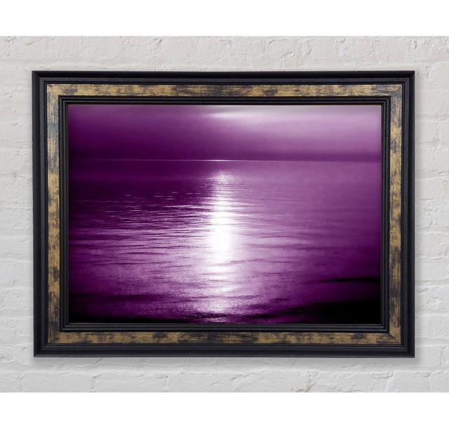 Serenity Mauve - Single Picture Frame Art Prints Bright Star Size: 59.7cm H x 84.1cm W x 8cm D on Productcaster.