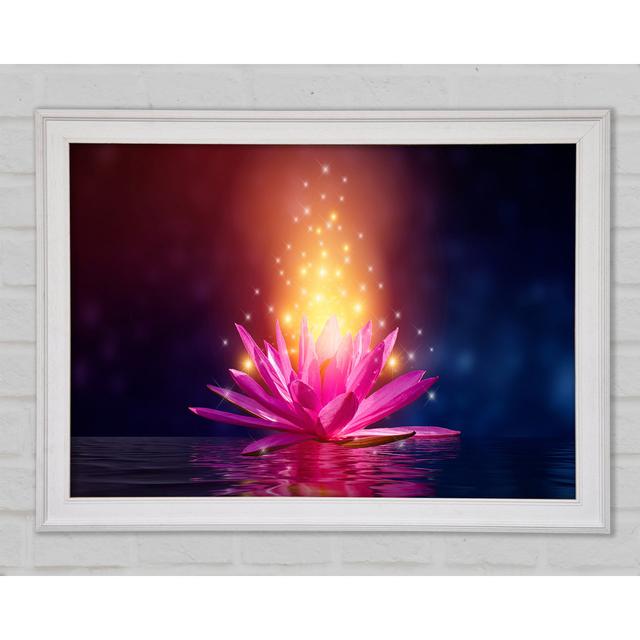 Magical Lillie Emitting Spores - Single Picture Frame Art Prints Bloomsbury Market Size: 42cm H x 59.7cm W x 1.5cm D on Productcaster.