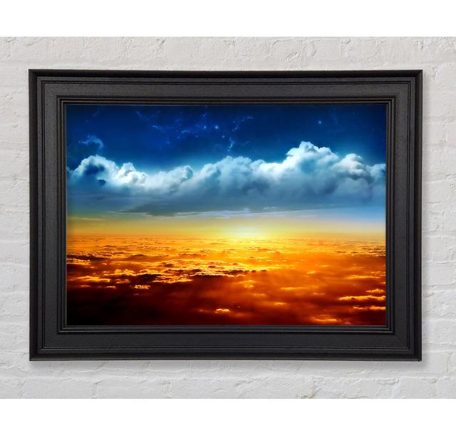 On The Clouds - Single Picture Frame Art Prints Ebern Designs Size: 21cm H x 42cm W on Productcaster.